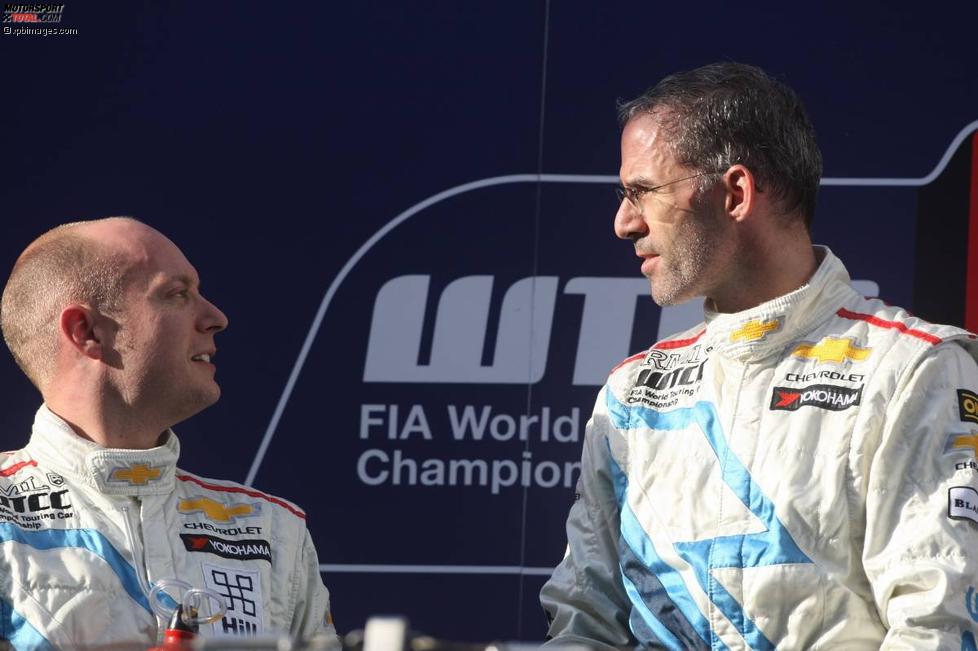 Robert Huff (Chevrolet) und Alain Menu (Chevrolet) 