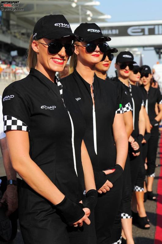 Grid Girl in Abu Dhabi