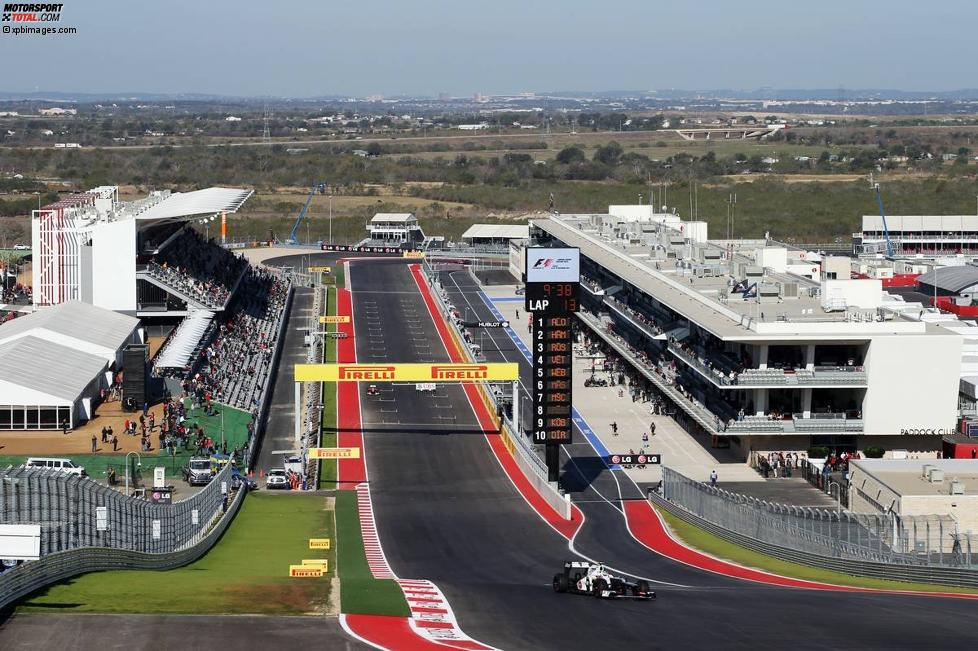 Sergio Perez (Sauber) zog viele mexikanische Fans nach Austin