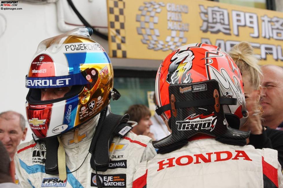 Yvan Muller (Chevrolet) und Tiago Monteiro (Honda-JAS) 