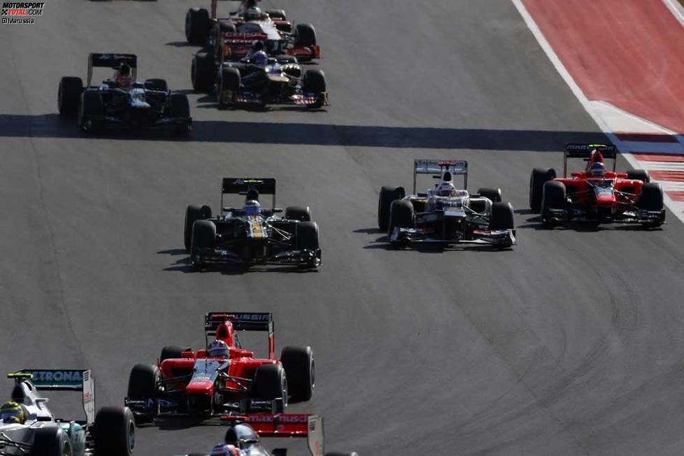 Timo Glock und Charles Pic (Marussia) 