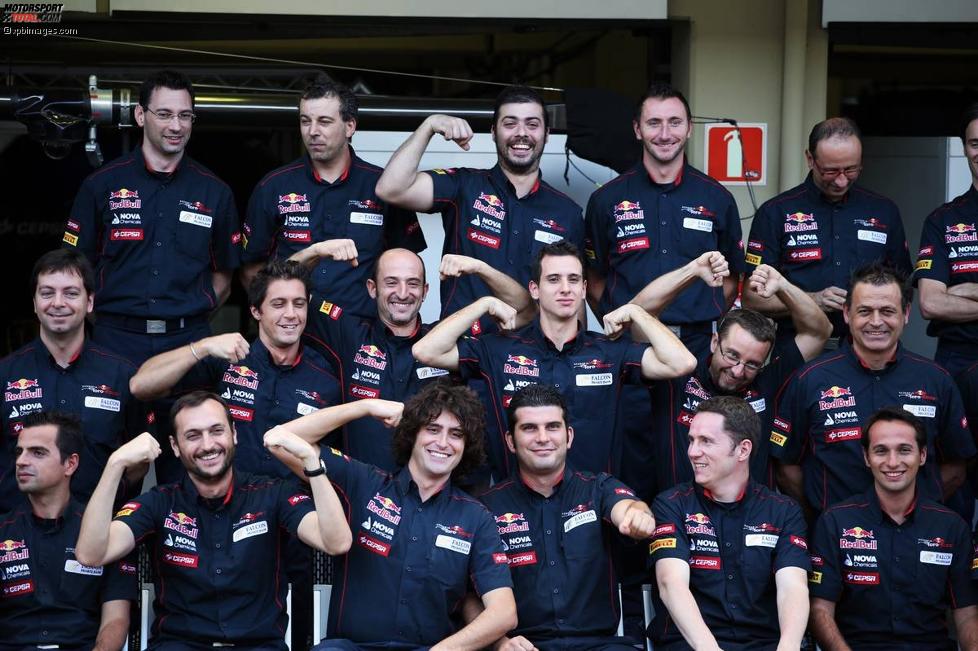 Jahres-Gruppenfoto von Toro Rosso