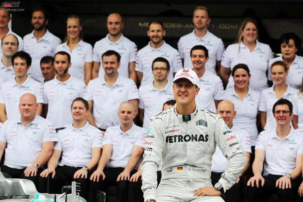 Abschied von Michael Schumacher (Mercedes) 