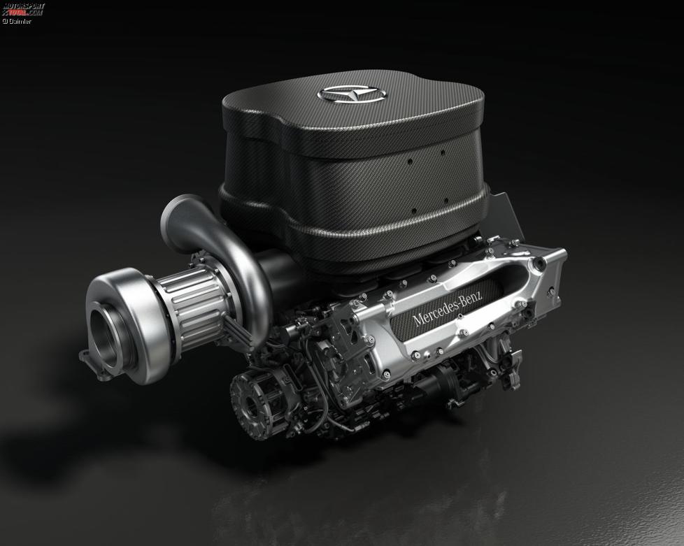 Mercedes-V6-Turbo mit 1,6 Liter Hubraum für die Formel-1-Saison 2014