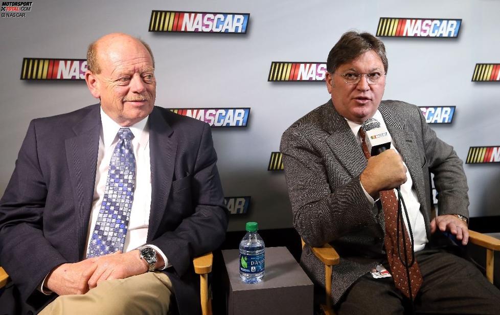 NASCAR-Rennchef John Darby und sein Vize Robin Pemberton