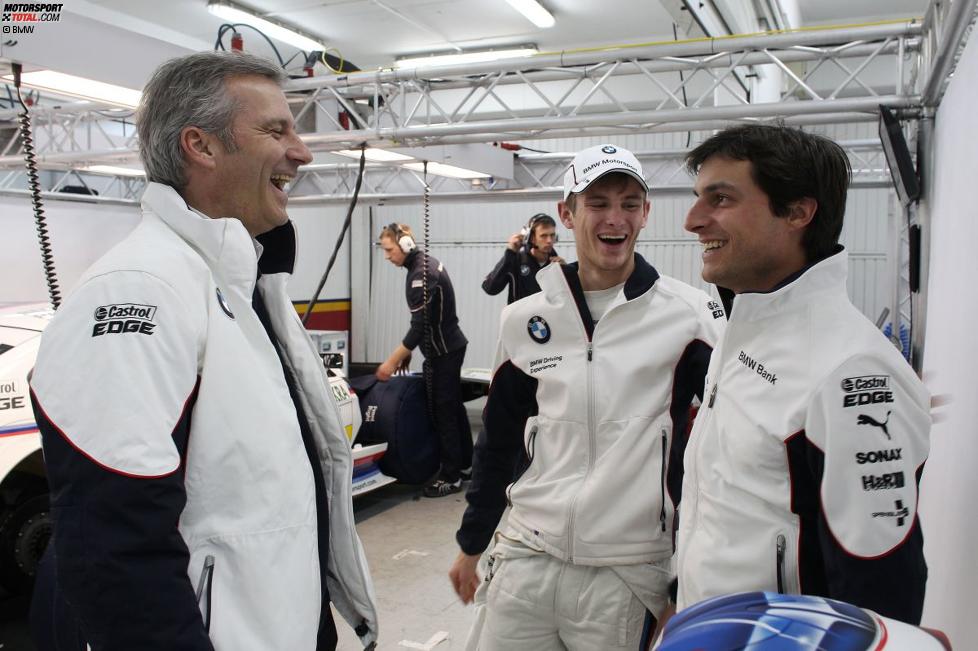 Jens Marquardt, Marco Wittmann und Bruno Spengler (Schnitzer-BMW) 