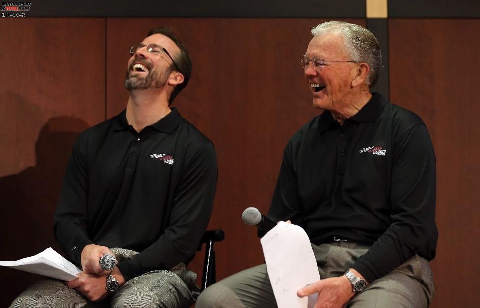 Vater und Sohn Gibbs: J.D. und Joe finden die Media-Tour zum Lachen komisch