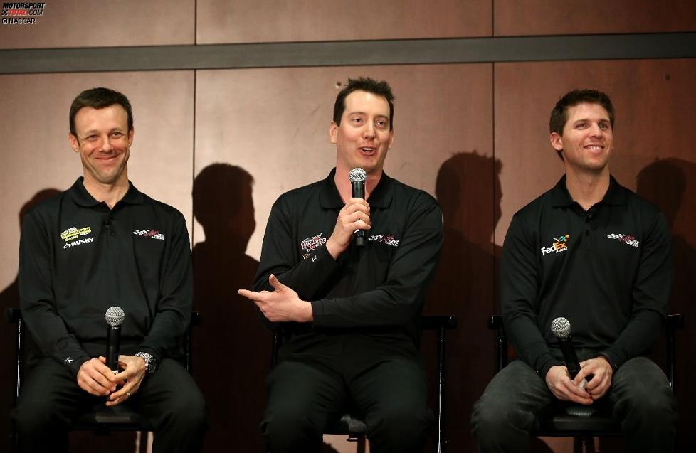 Joe Gibbs Racing: Matt Kenseth, Kyle Busch und Denny Hamlin