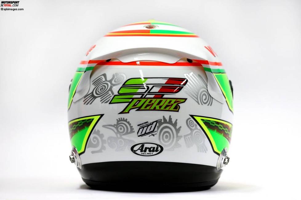 Helm von Sergio Perez (McLaren) 