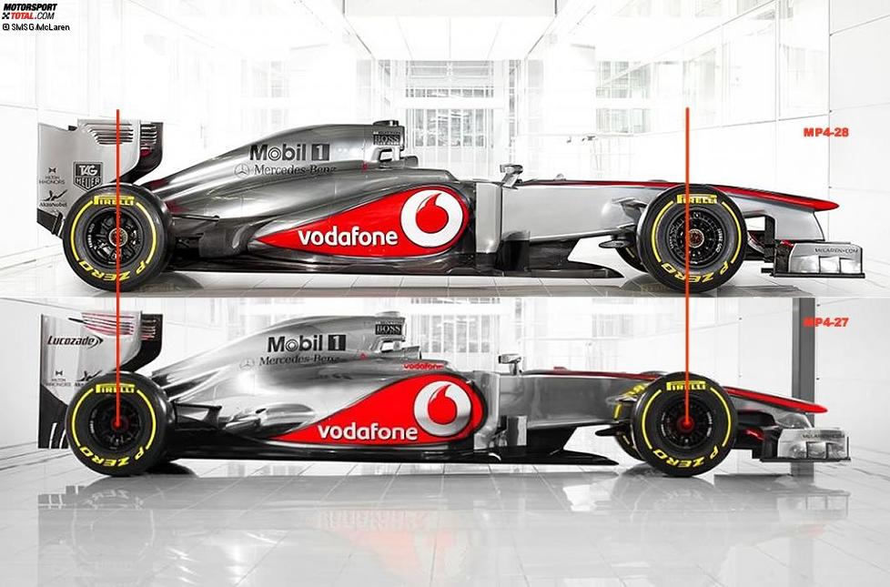 Vergleich alter vs. neuer McLaren: So unterscheiden sich der MP4-27 und der neue MP4-28