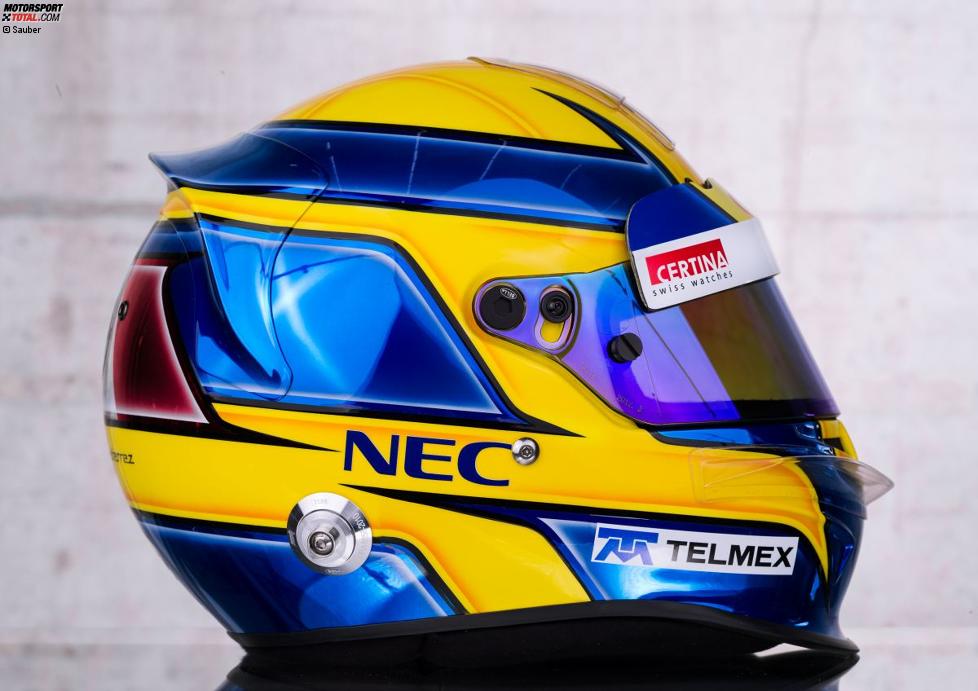 Helm von Esteban Gutierrez (Sauber)