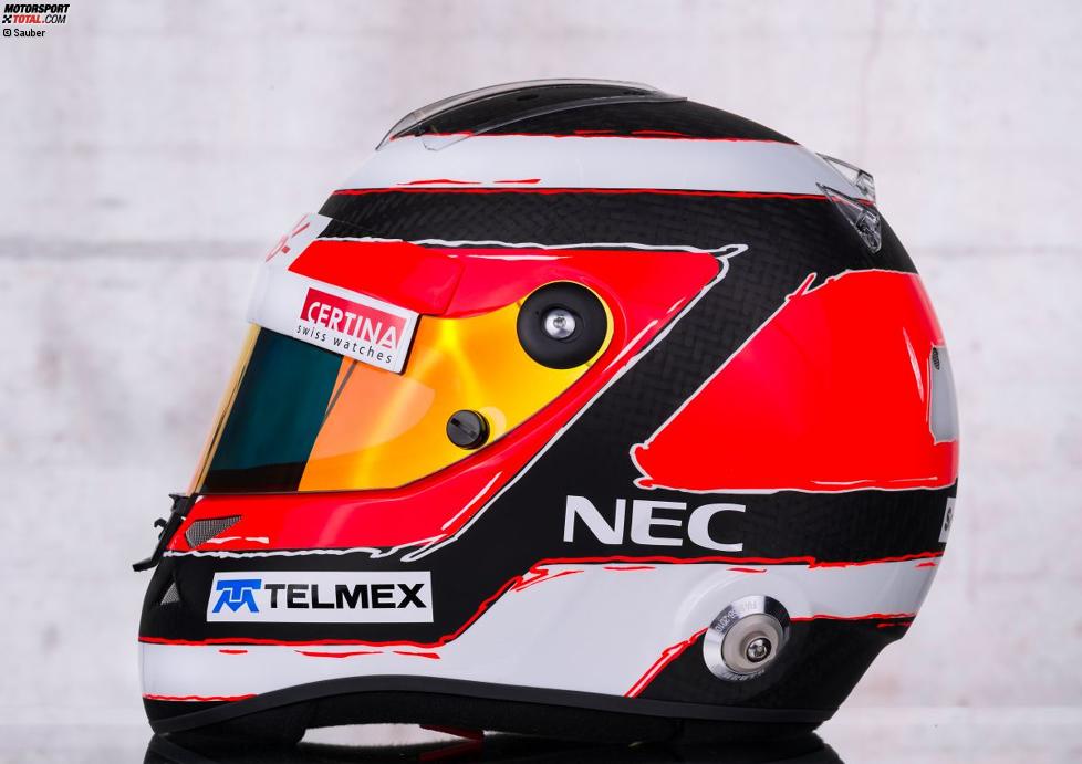 Helm von Nico Hülkenberg (Sauber)