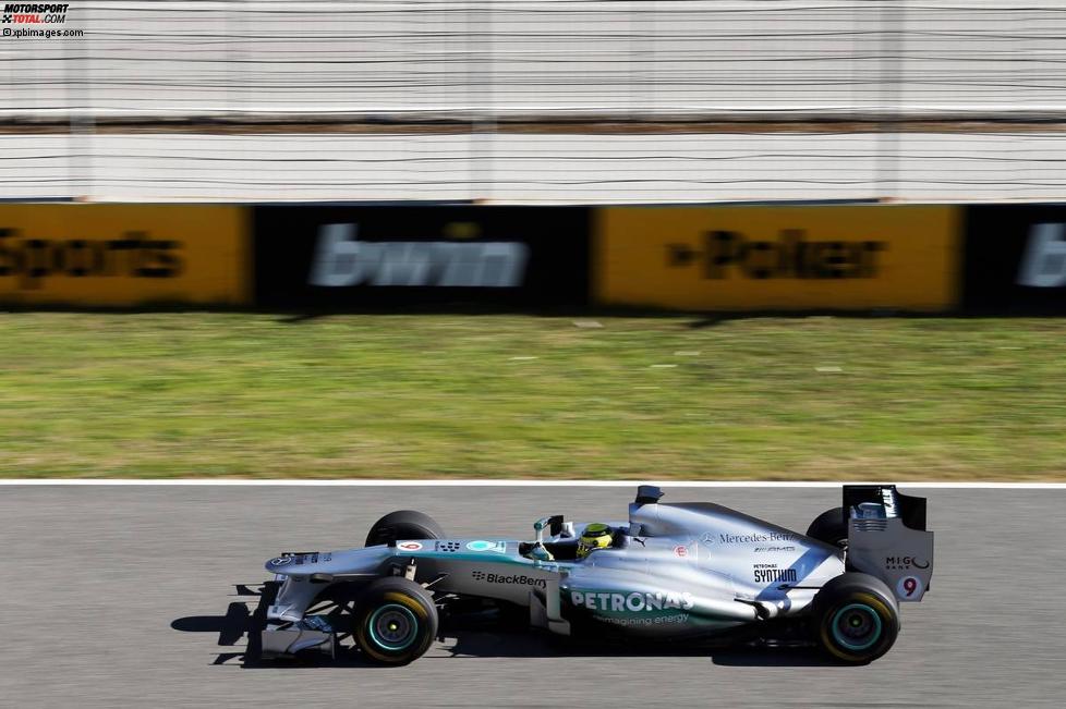 Nico Rosberg (Mercedes) im neuen F1 W04
