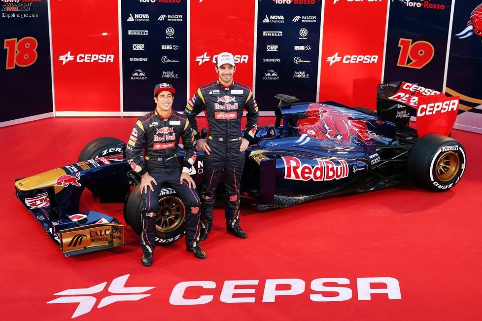 Daniel Ricciardo (Toro Rosso) und Jean-Eric Vergne (Toro Rosso) 