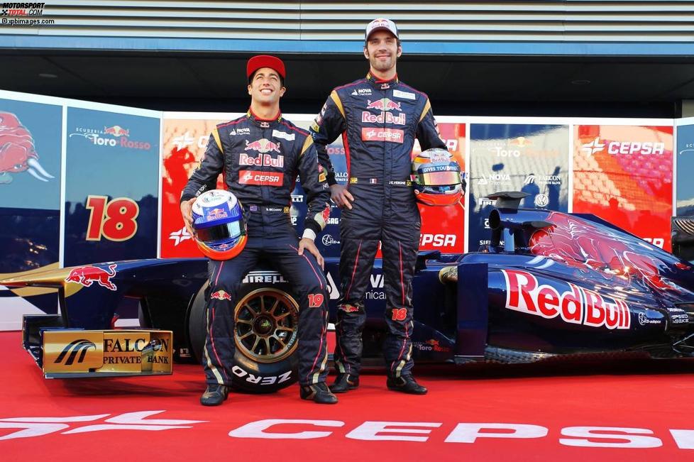 Daniel Ricciardo (Toro Rosso) und Jean-Eric Vergne (Toro Rosso) 