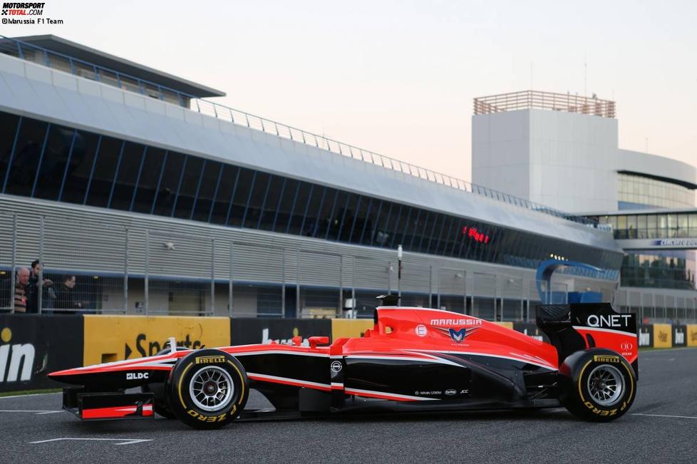 Präsentation des Marussia-Cosworth MR02