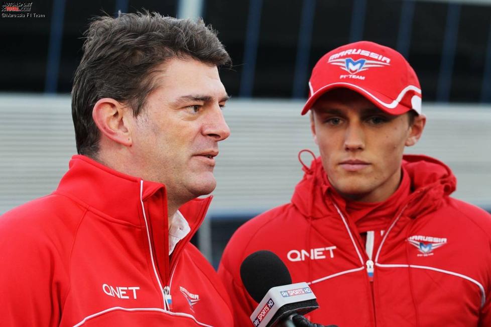 Graeme Lowdon und Max Chilton (Marussia) 