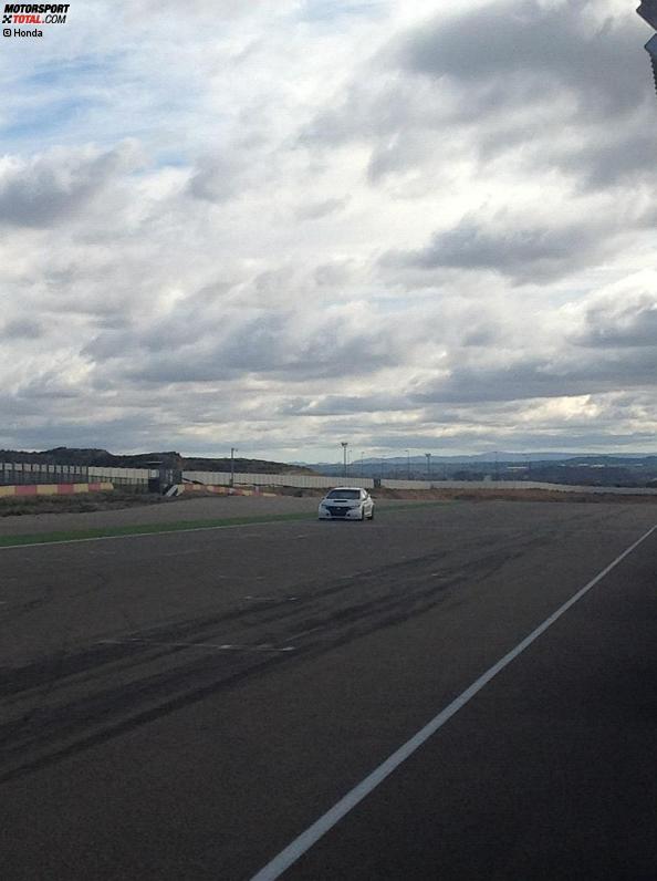 Honda-Test in Aragon