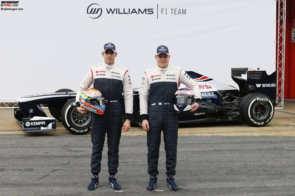 Pastor Maldonado (Williams) und Valtteri Bottas (Williams) 
