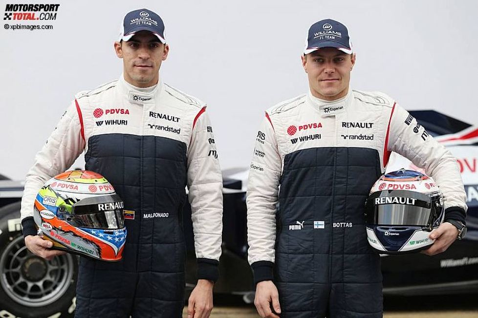 Pastor Maldonado (Williams) und Valtteri Bottas (Williams) 