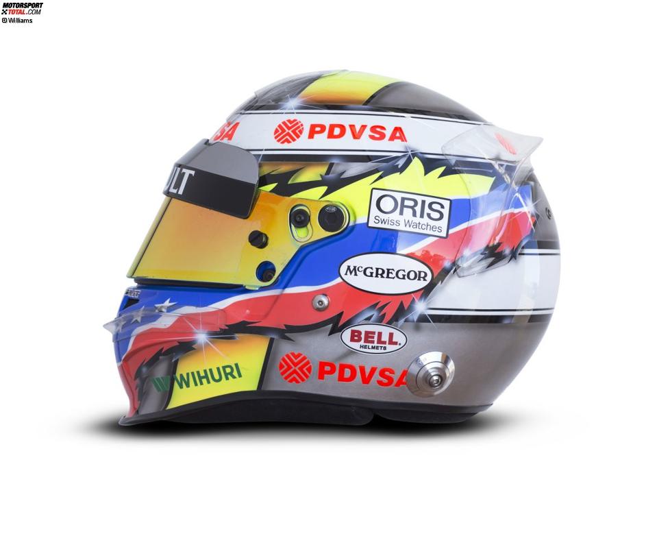 Helm von Pastor Maldonado (Williams) 