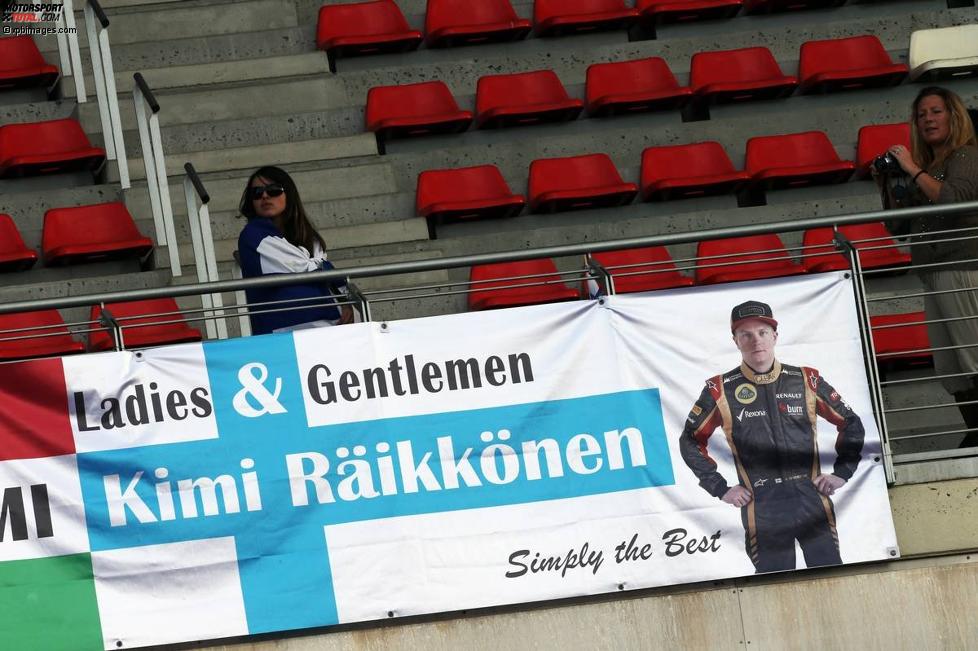 Fans von Kimi Räikkönen (Lotus) 