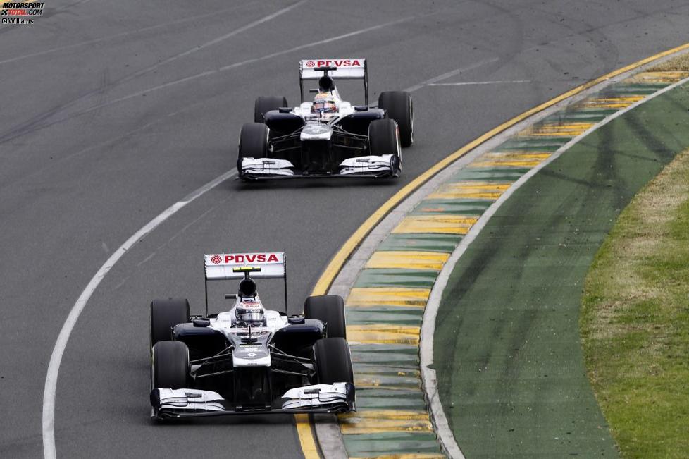 Valtteri Bottas (Williams) und Pastor Maldonado (Williams) 