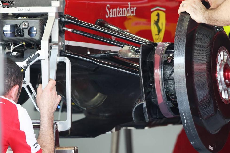 Bremsen des Ferrari F138