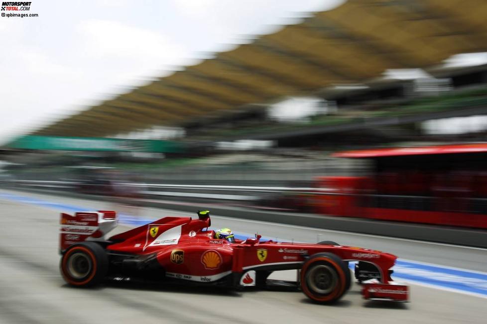 Felipe Massa (Ferrari) am Samstagmorgen