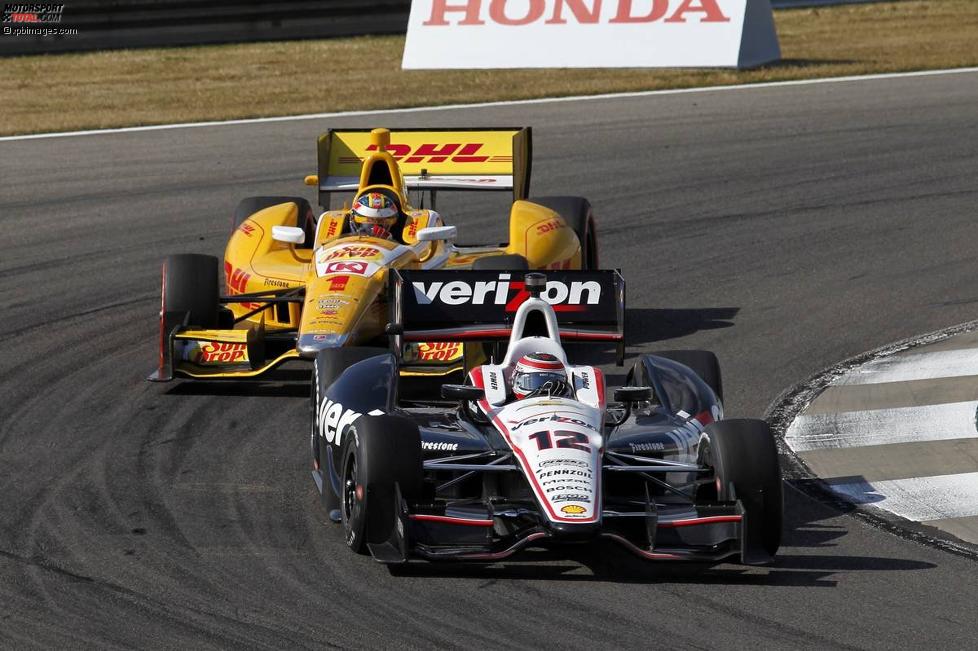 Will Power (Penske) vor Ryan Hunter-Reay (Andretti) 