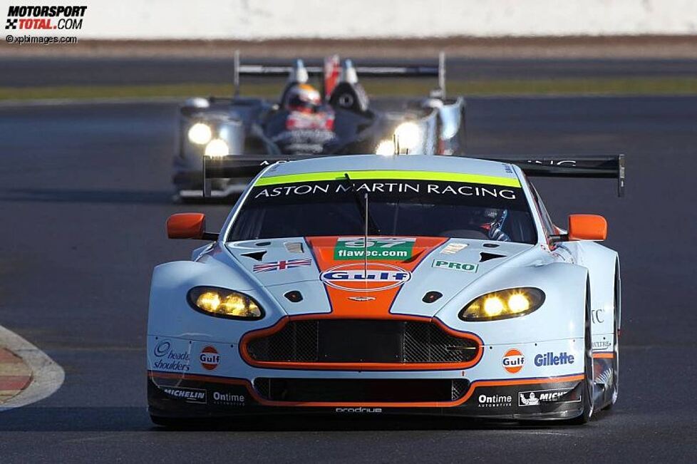 Darren Turner, Stefan Mücke und Bruno Senna (Aston Martin) 