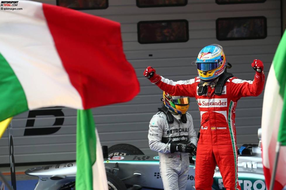 Fernando Alonso (Ferrari): Nach der Nullnummer in Malaysia folgte in China ein Sieg