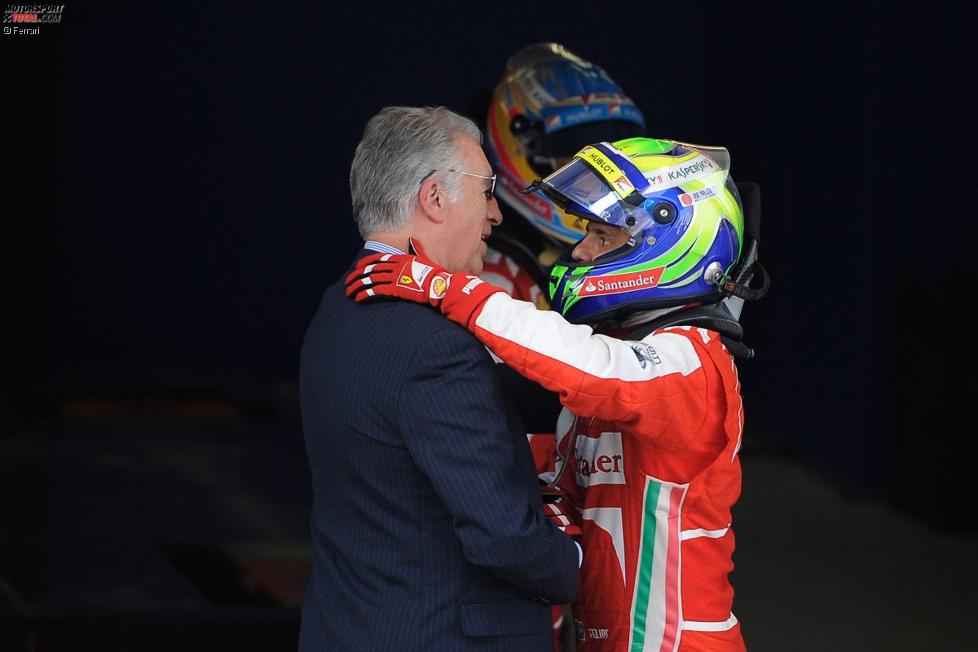 Felipe Massa (Ferrari) mit Piero Ferrari