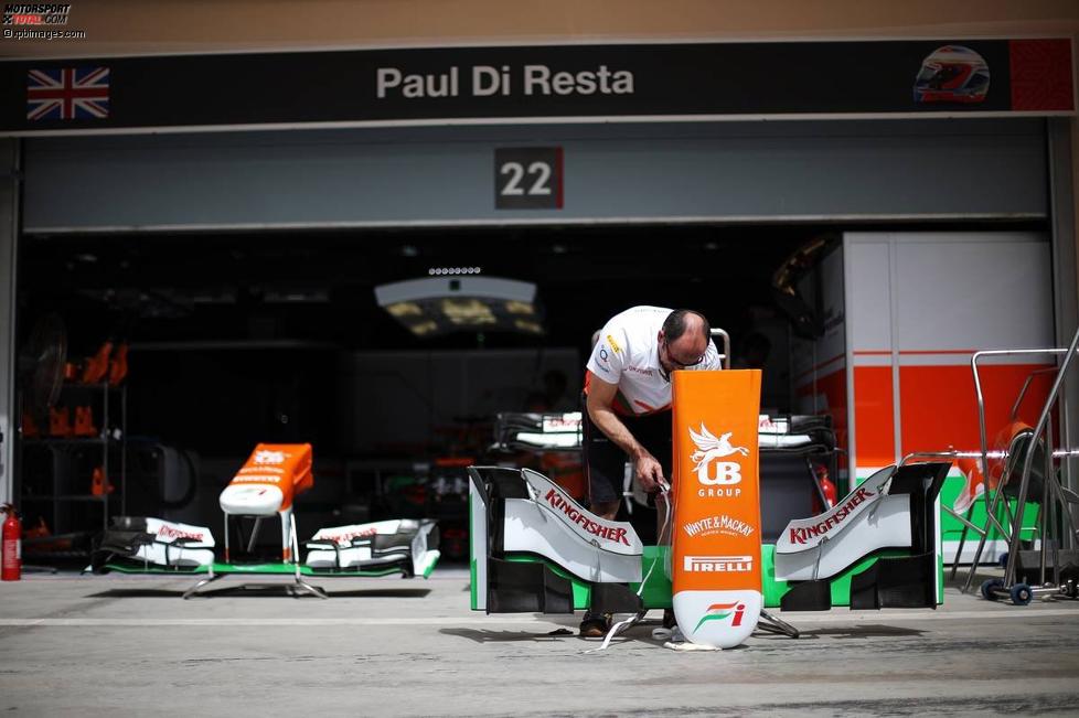 Die Box von Force India