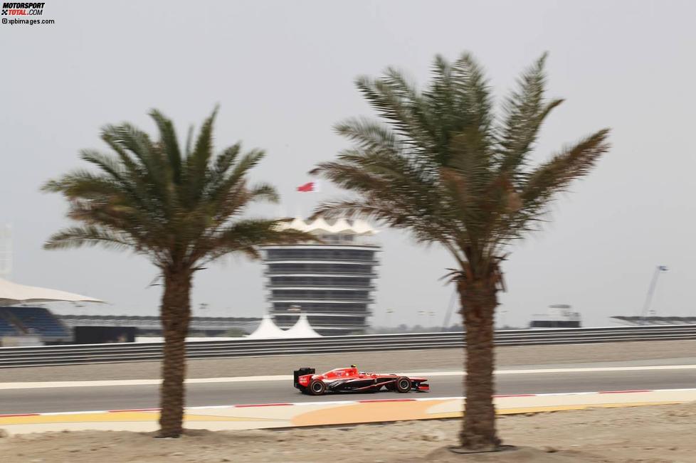 Max Chilton (Marussia) am Freitag in Bahrain