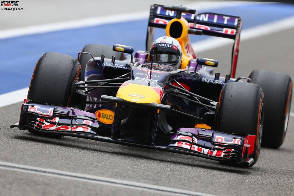 Sebastian Vettel (Red Bull) am Samstagmorgen