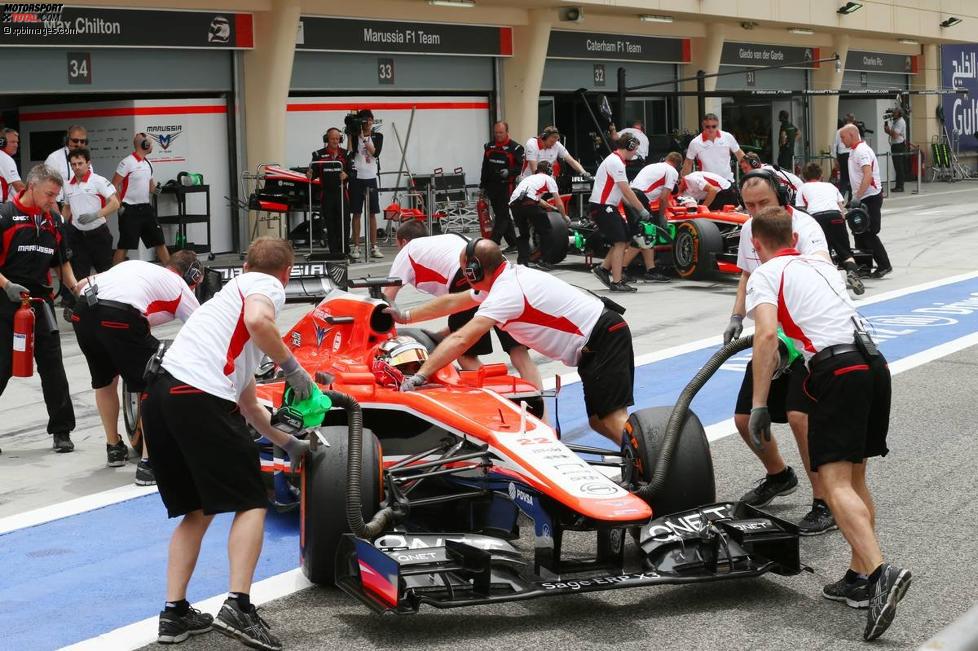 Jules Bianchi (Marussia) und Max Chilton (Marussia) 