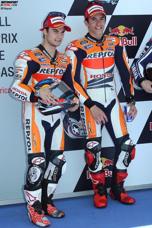 Daniel Pedrosa und Marc Marquez (Honda) 