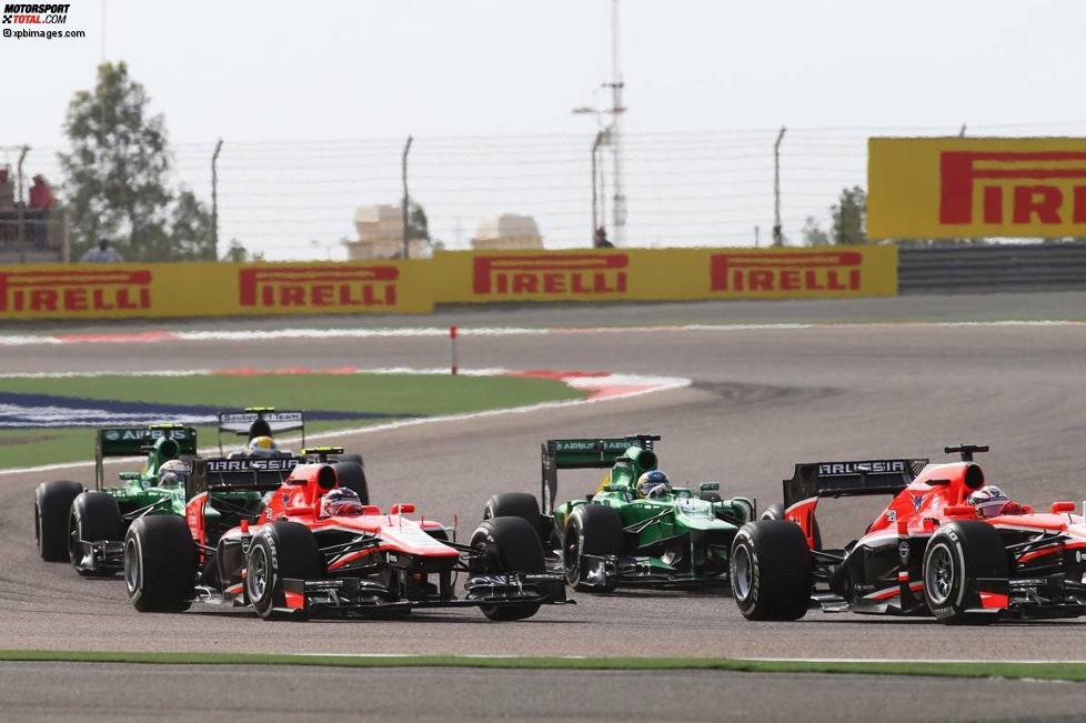 Max Chilton (Marussia) und Jules Bianchi (Marussia) 