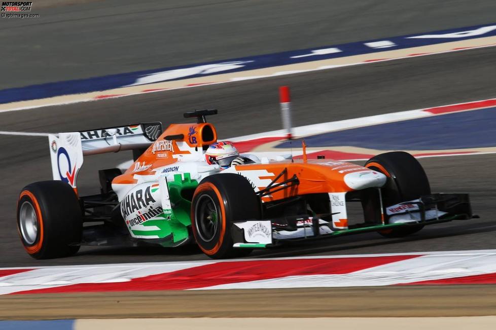 Paul di Resta (Force India) verpasste seinen ersten Podestplatz in der Formel nur knapp