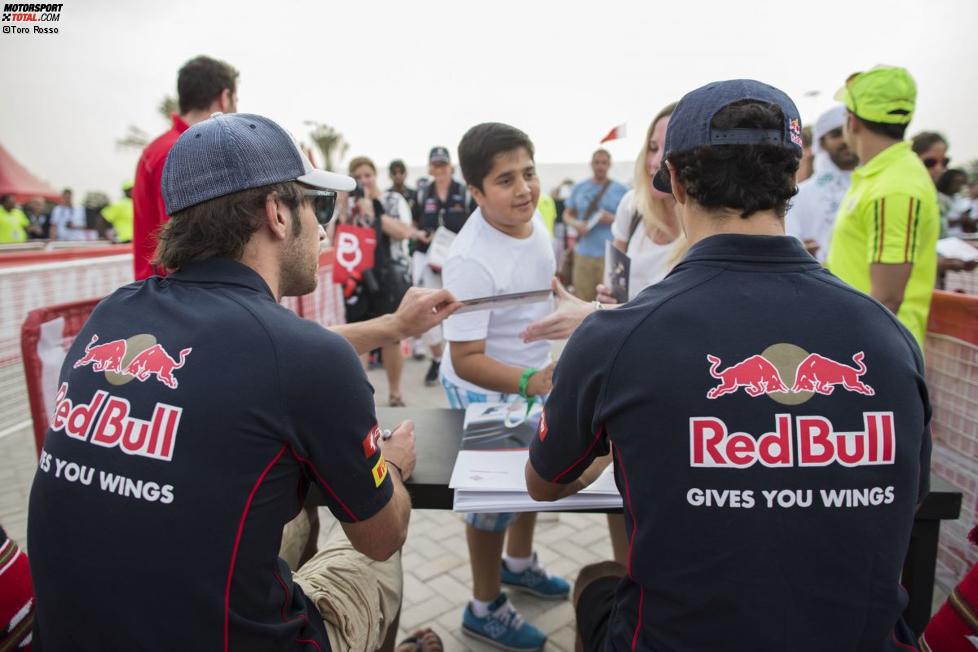 Jean-Eric Vergne (Toro Rosso) und Daniel Ricciardo (Toro Rosso) 