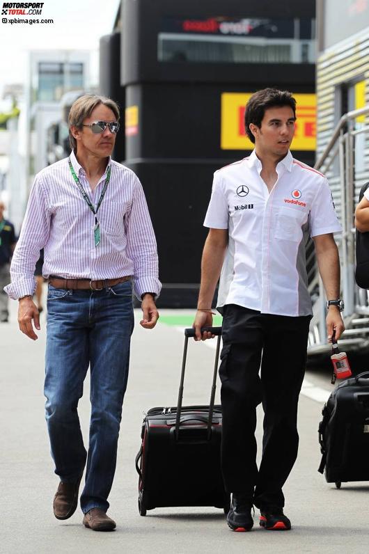 Sergio Perez (McLaren) und Adrian Fernandez 