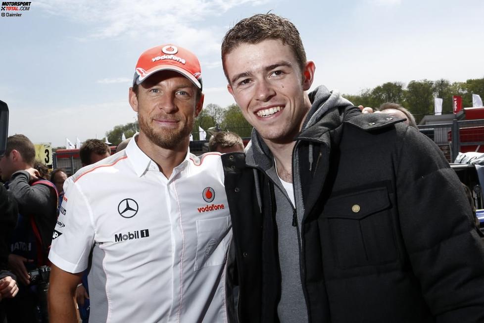 Jenson Button (McLaren) und Paul di Resta (Force India) 