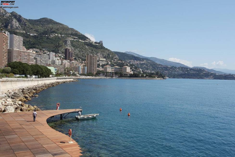 Blick auf die Küste vor Monte Carlo