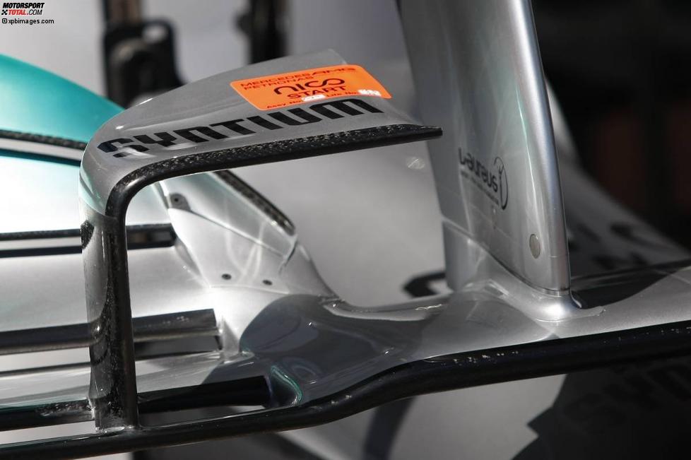 Frontflügel des Mercedes F1 W04