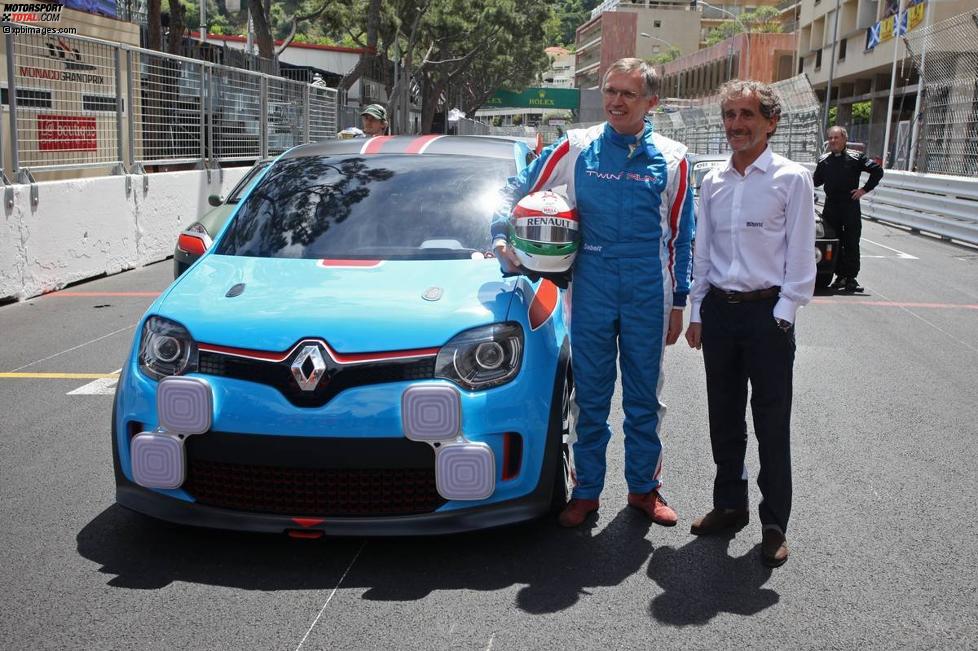 Carlos Tavares (Renault) und Alain Prost 