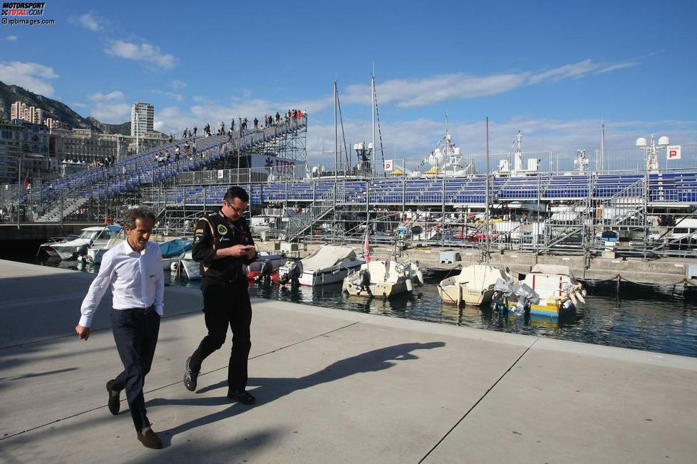 Alain Prost und Eric Boullier 