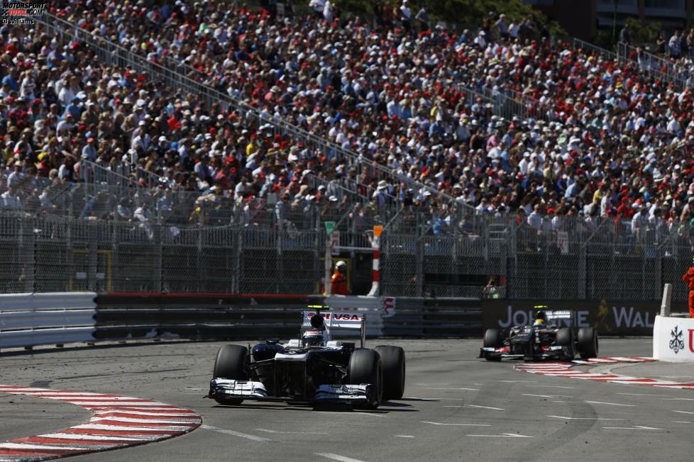 Valtteri Bottas (Williams) und Esteban Gutierrez (Sauber) 