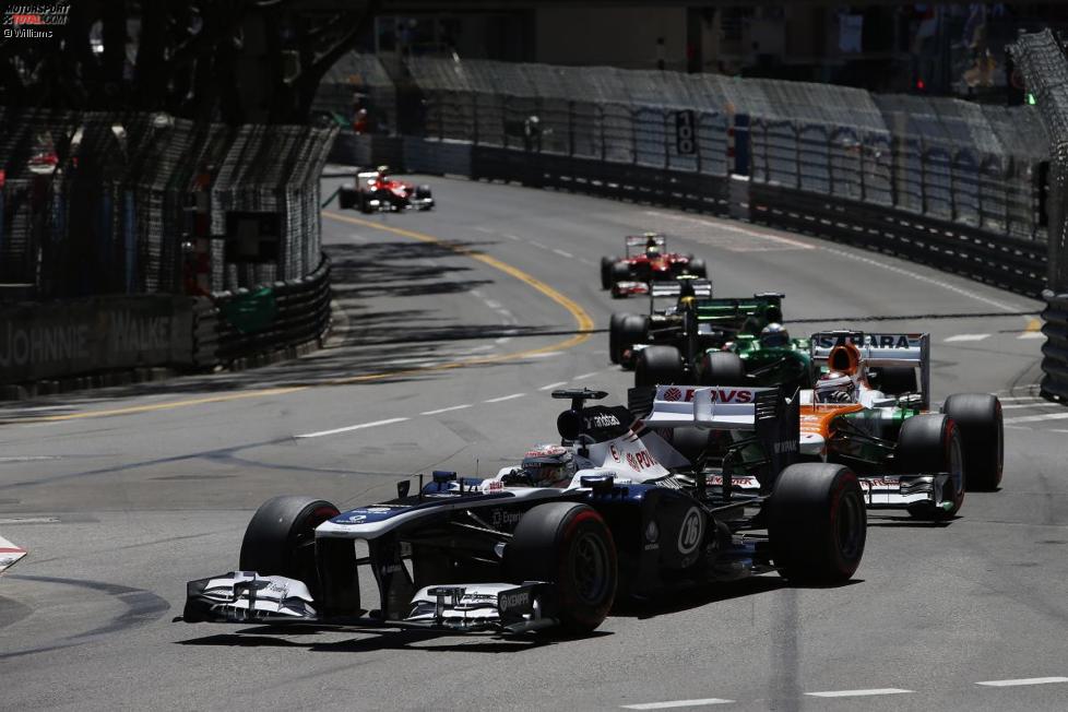 Pastor Maldonado (Williams) und Paul di Resta (Force India) 