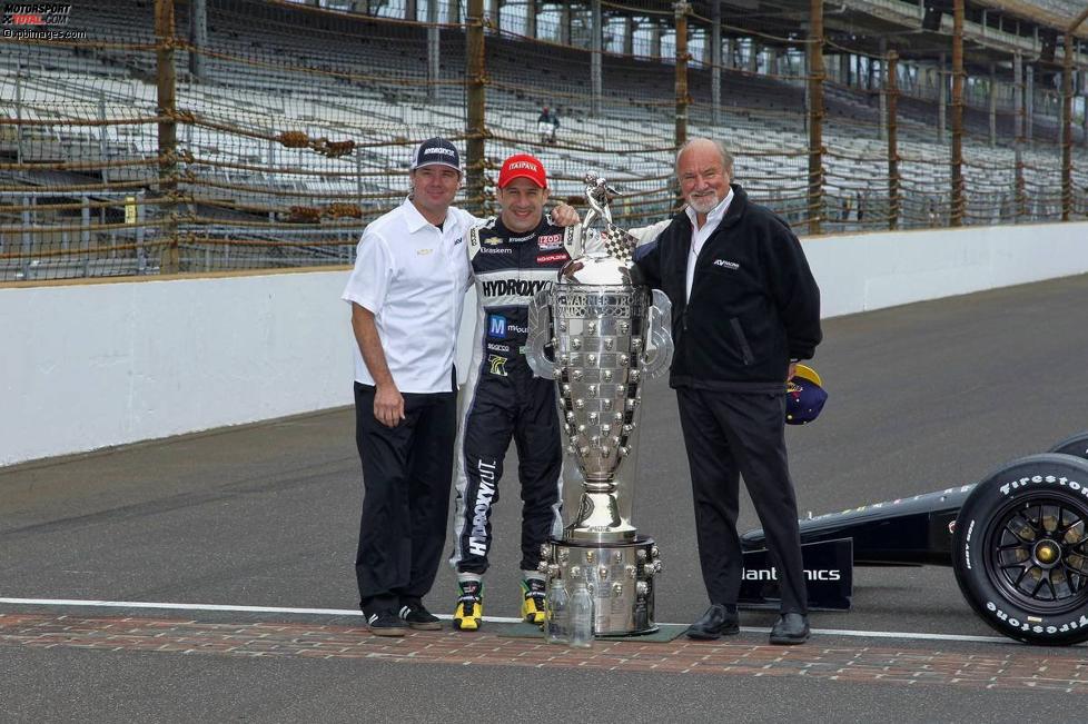 Tony Kanaan (KV), Jimmy Vasser und Kevin Kalkhoven